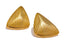 close up prodcut photo of solara earrings in gold